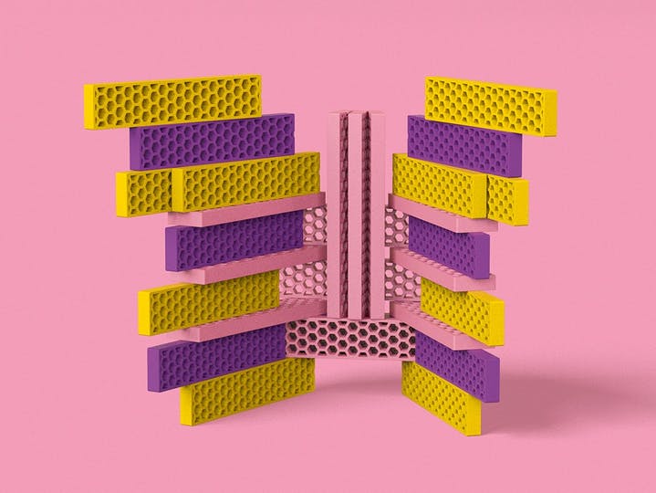 BioBlo Colour Combo "Sweet Home" 40 Bausteinen – Bild 4